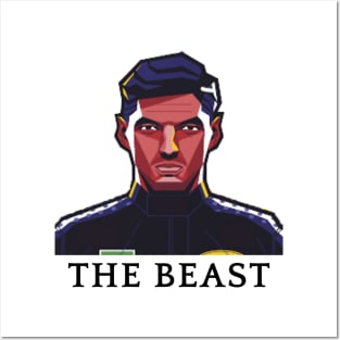 Max Verstappen The Beast Posters and Art